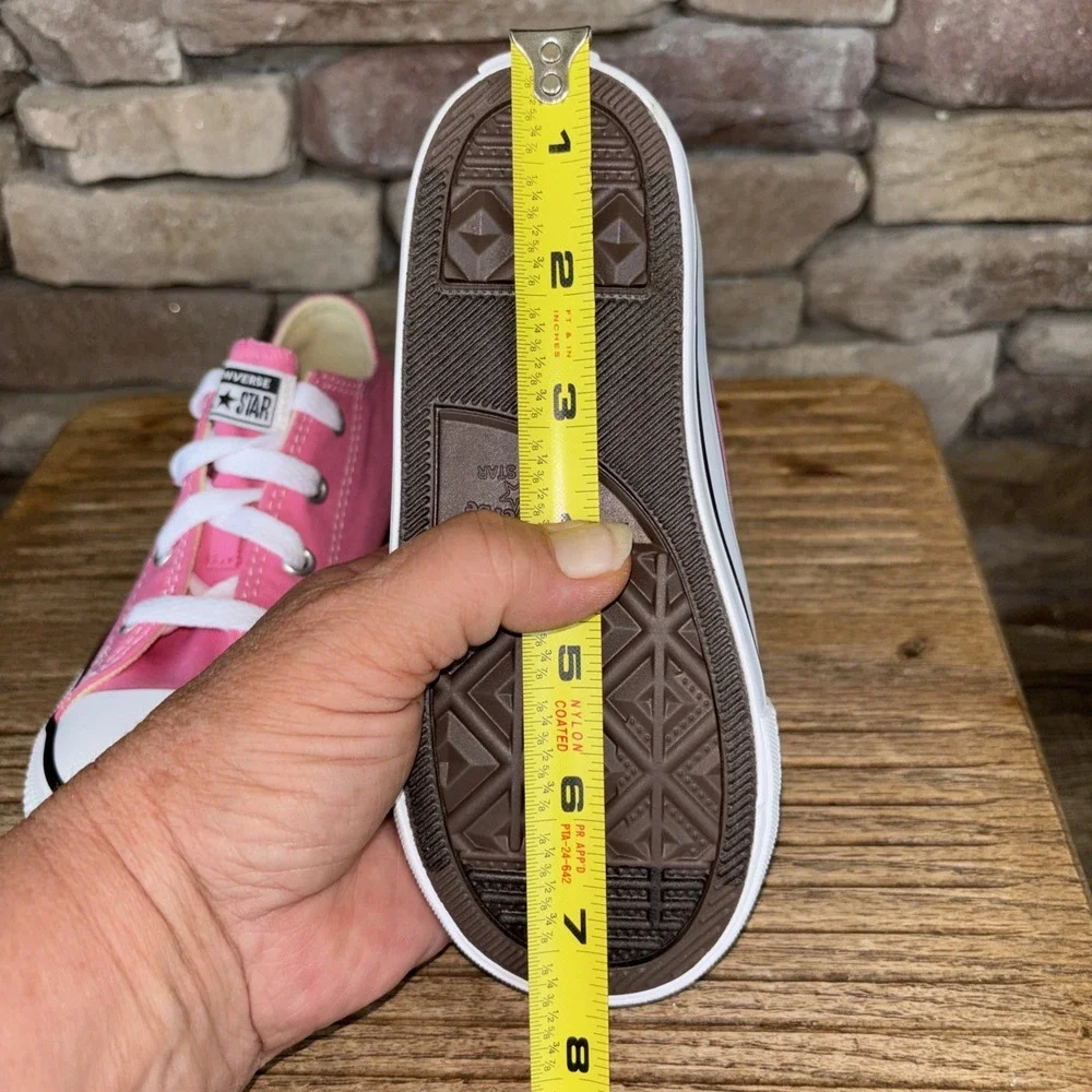 *NEW* INFANT CONVERSE Chuck Taylor All Star Toddler Low Top Pink (7J238) Sz 10